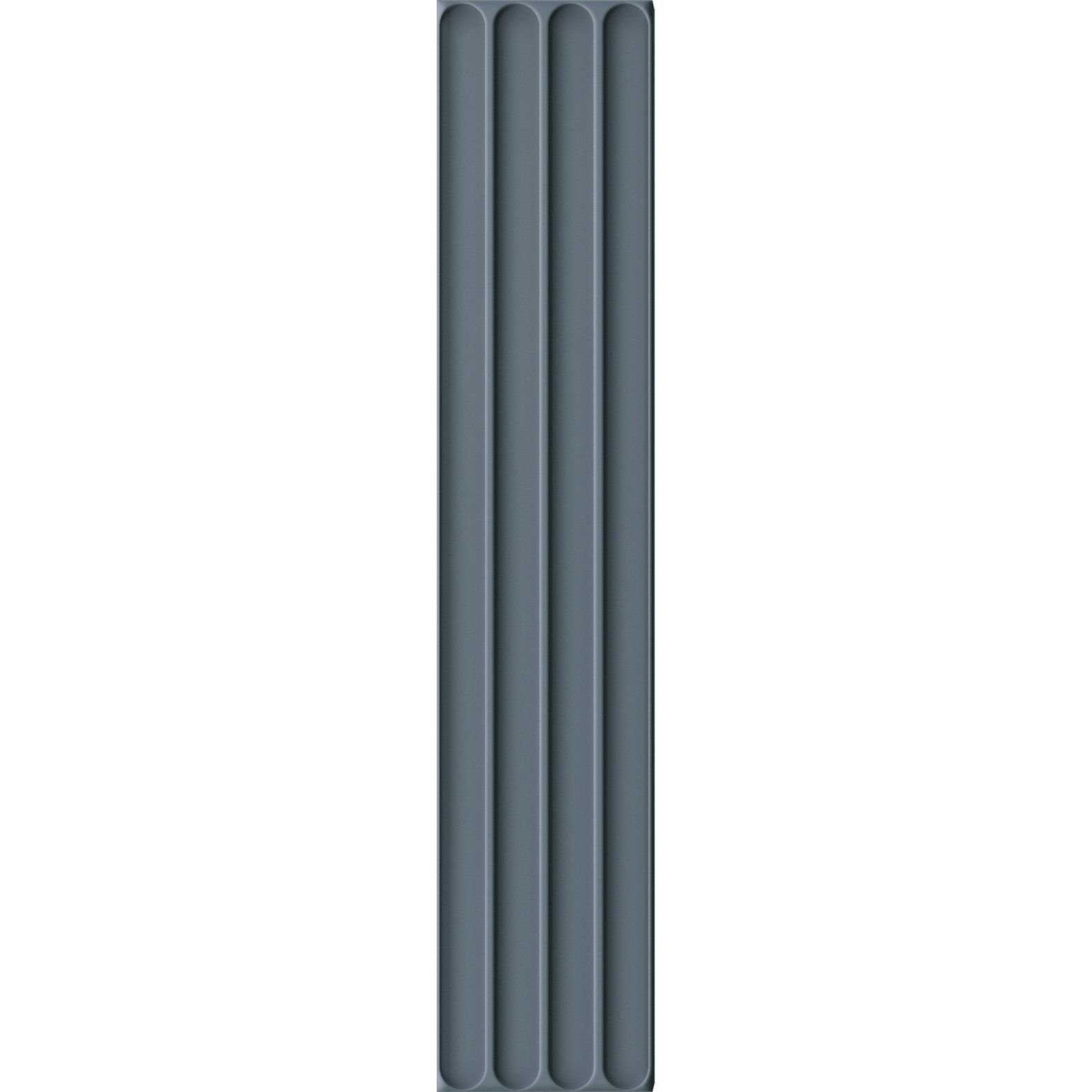 Керамическая плитка DNA Tiles (ДНА Тайлс) Plinto In Blue Matt 10,7х54,2 см (78803288)