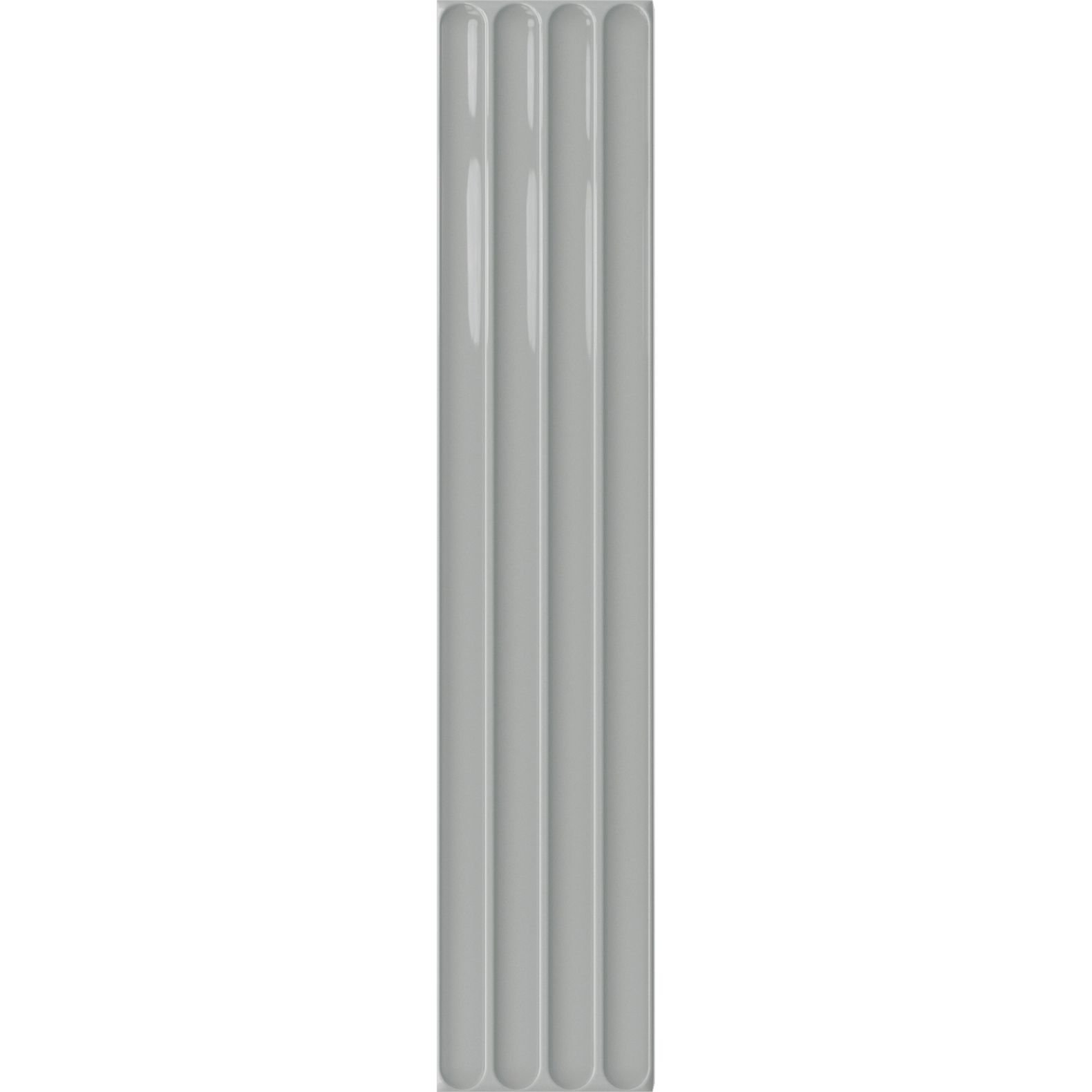 Керамическая плитка DNA Tiles (ДНА Тайлс) Plinto In Grey Gloss 10,7х54,2 см, глянцевая (78803286)