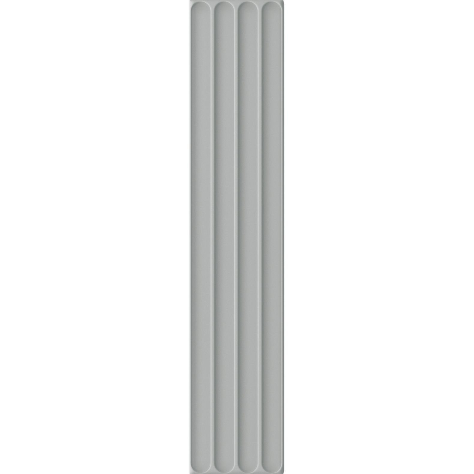 Керамическая плитка DNA Tiles (ДНА Тайлс) Plinto In Grey Matt 10,7х54,2 см (78803291)