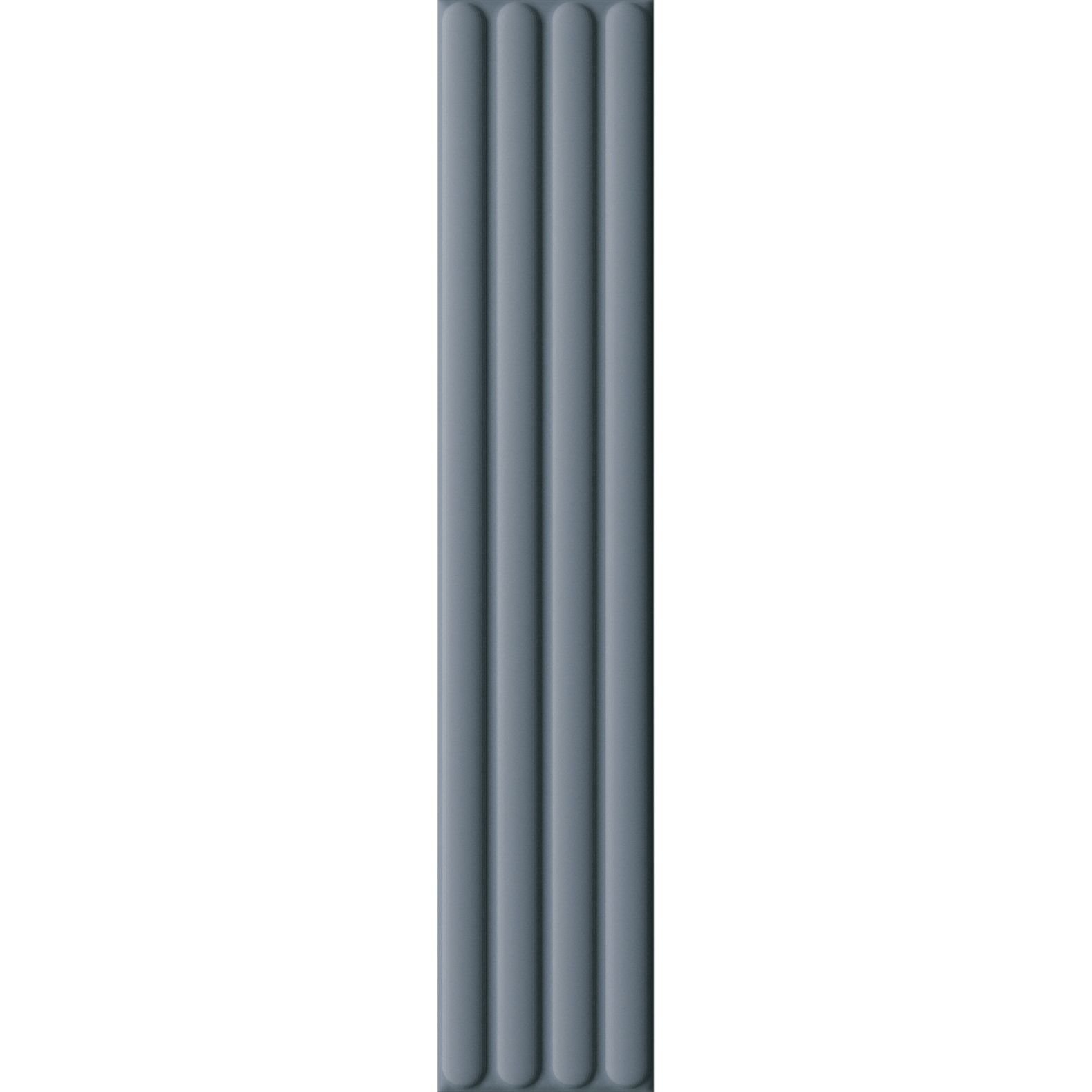 Керамическая плитка DNA Tiles (ДНА Тайлс) Plinto Out Blue Matt 10,7х54,2 см (78803298)
