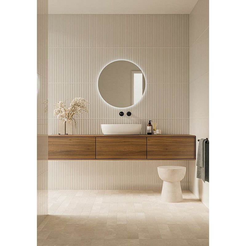 Керамическая плитка DNA Tiles (ДНА Тайлс) Plinto Out Greige Gloss 10,7х54,2 см, глянцевая (78803295)