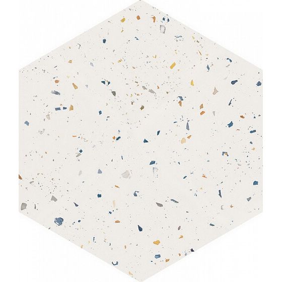 Керамогранит DNA Tiles (ДНА Тайлс) Terrazzo White Colours 32x36.8 см