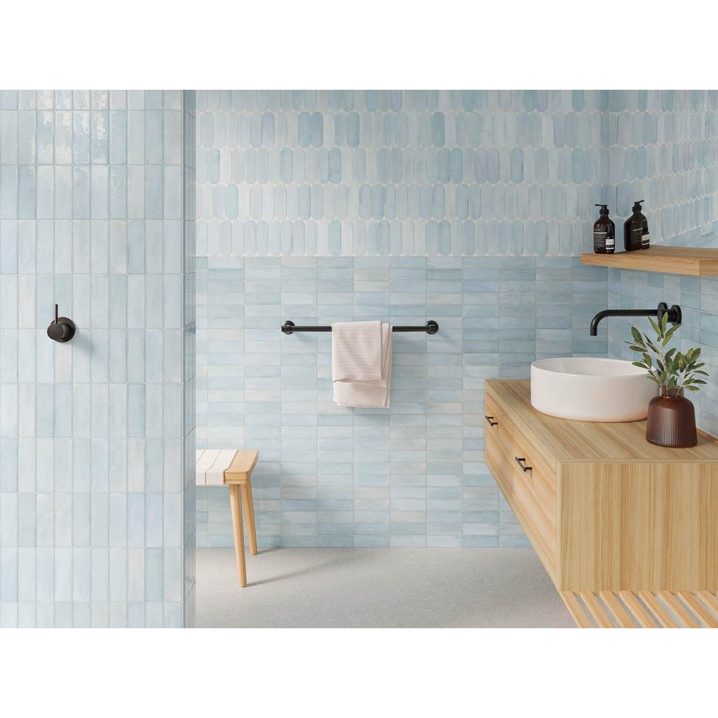 Керамическая плитка DNA Tiles (ДНА Тайлс) Calema Sky 5.2x16 см, 136307