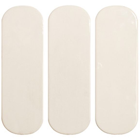 Керамическая плитка DNA Tiles (ДНА Тайлс) Calema Oval White Gloss 5.2x16 см, 136310