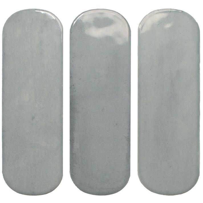 Керамическая плитка DNA Tiles (ДНА Тайлс) Calema Oval Sky 5.2x16 см, 136317