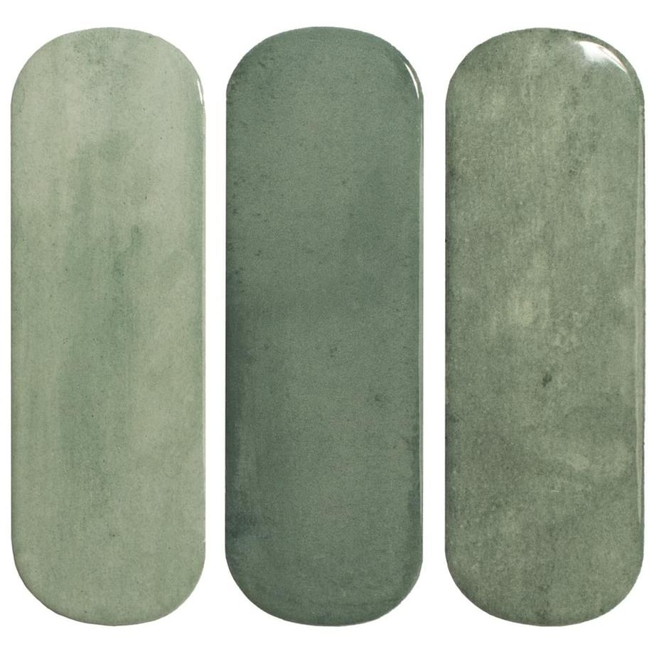 Керамическая плитка DNA Tiles (ДНА Тайлс) Calema Oval Clover 5.2x16 см, 136320