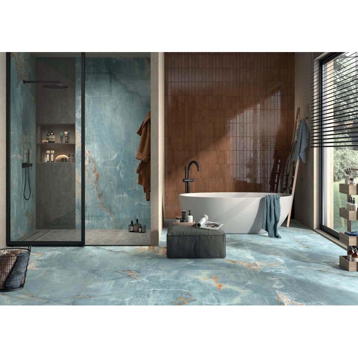 Керамогранит Imola (Имола) The Room Blu AQ6 12 Lpm 60x120 см