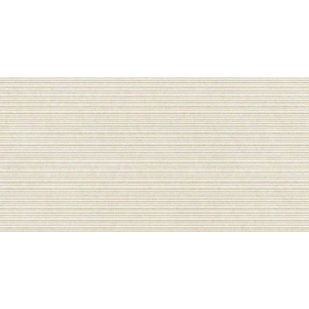 Керамогранит Italgraniti group Nuances bianco ribbed 120х60 см (NU01BAR)