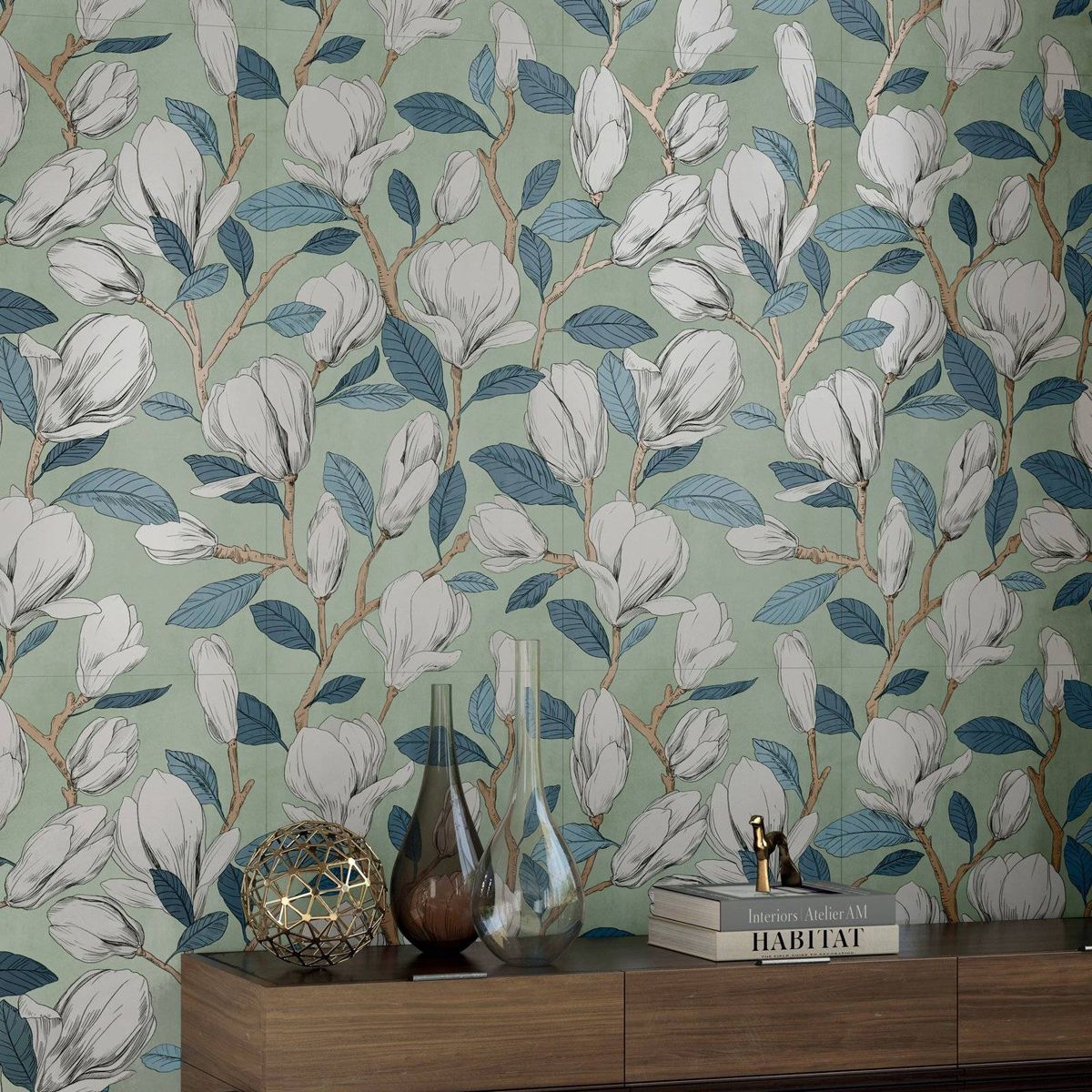 Керамогранит Dado Ceramica (Дадо Керамика) Wallpapers Magnolia матовый 60х120 см, D303953