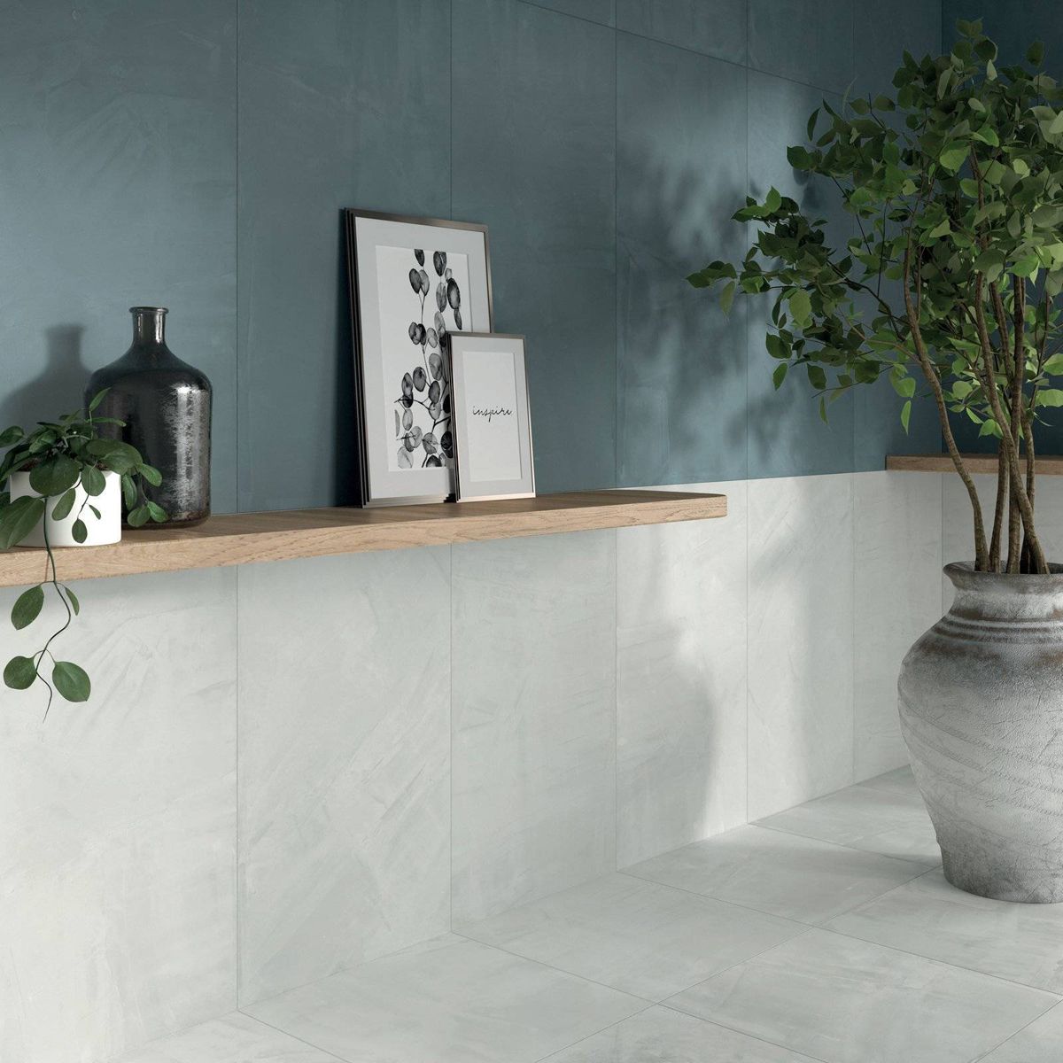 Керамогранит Dado Ceramica (Дадо Керамика) Paint Blue матовый 60х120 см, D303947