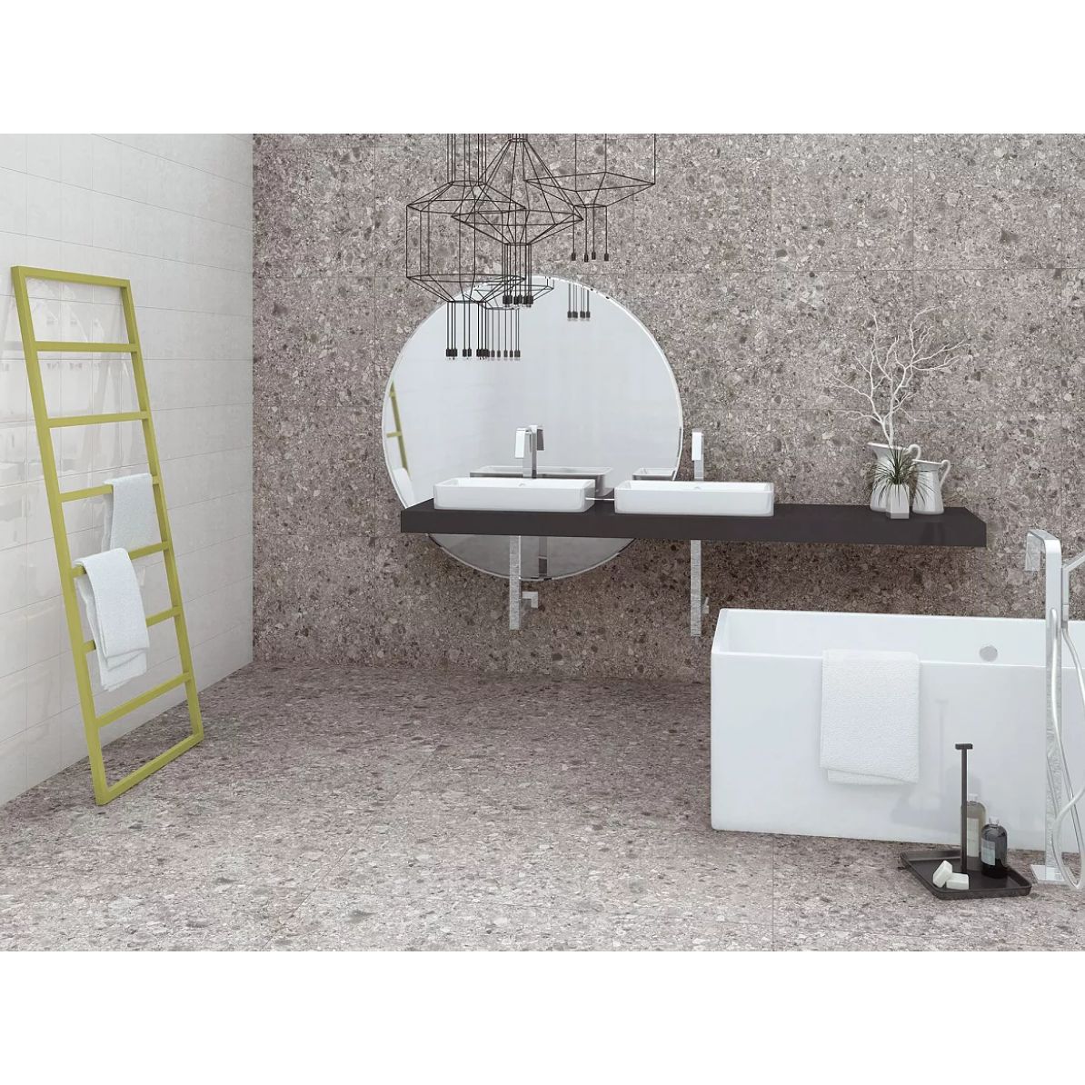 Керамогранит Идальго (Idalgo) Хоум Граните Герда Серый 120x60 см LLR