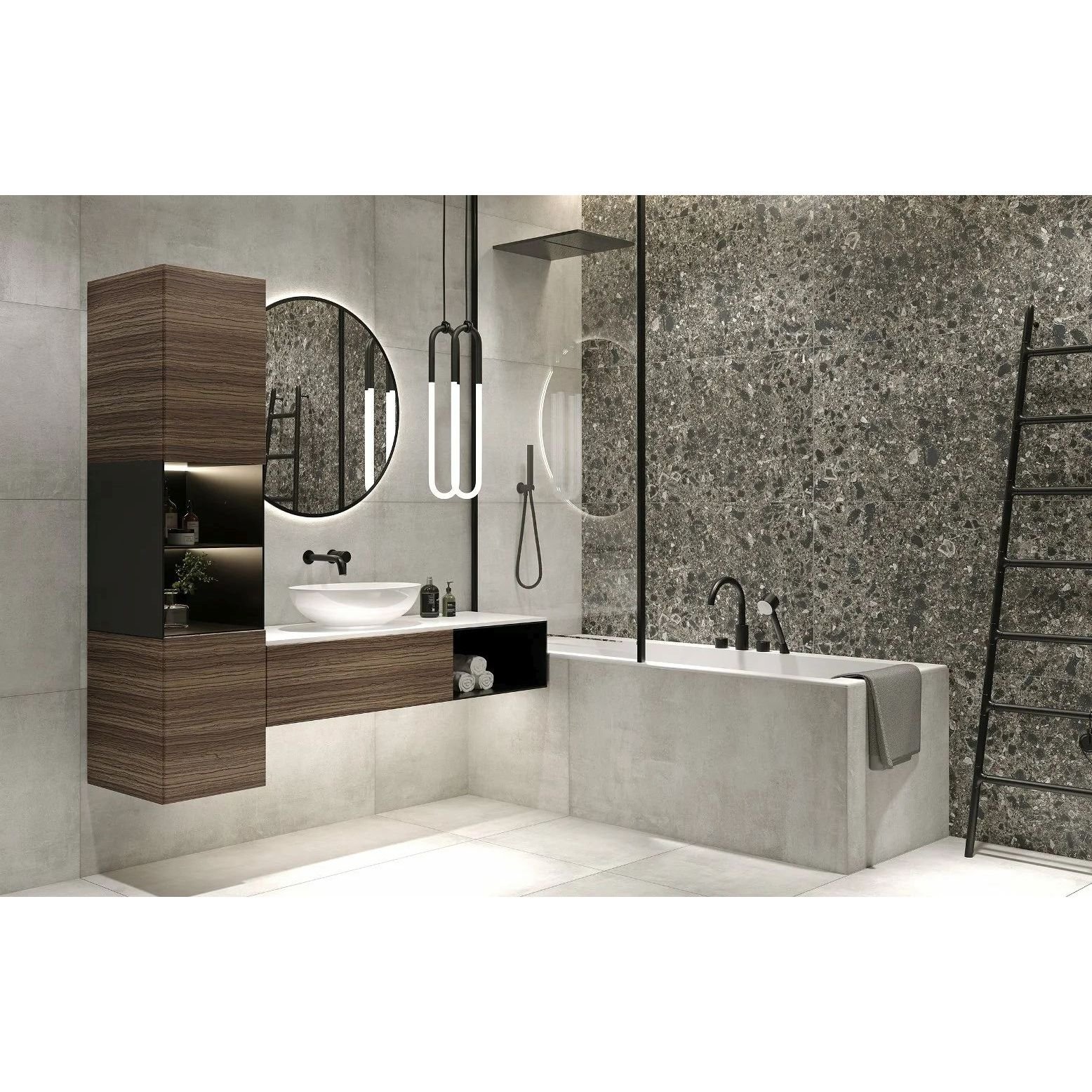 Керамогранит Idalgo (Идальго) Concepta селикато серый mr 60x120 см (id9094b099mr)