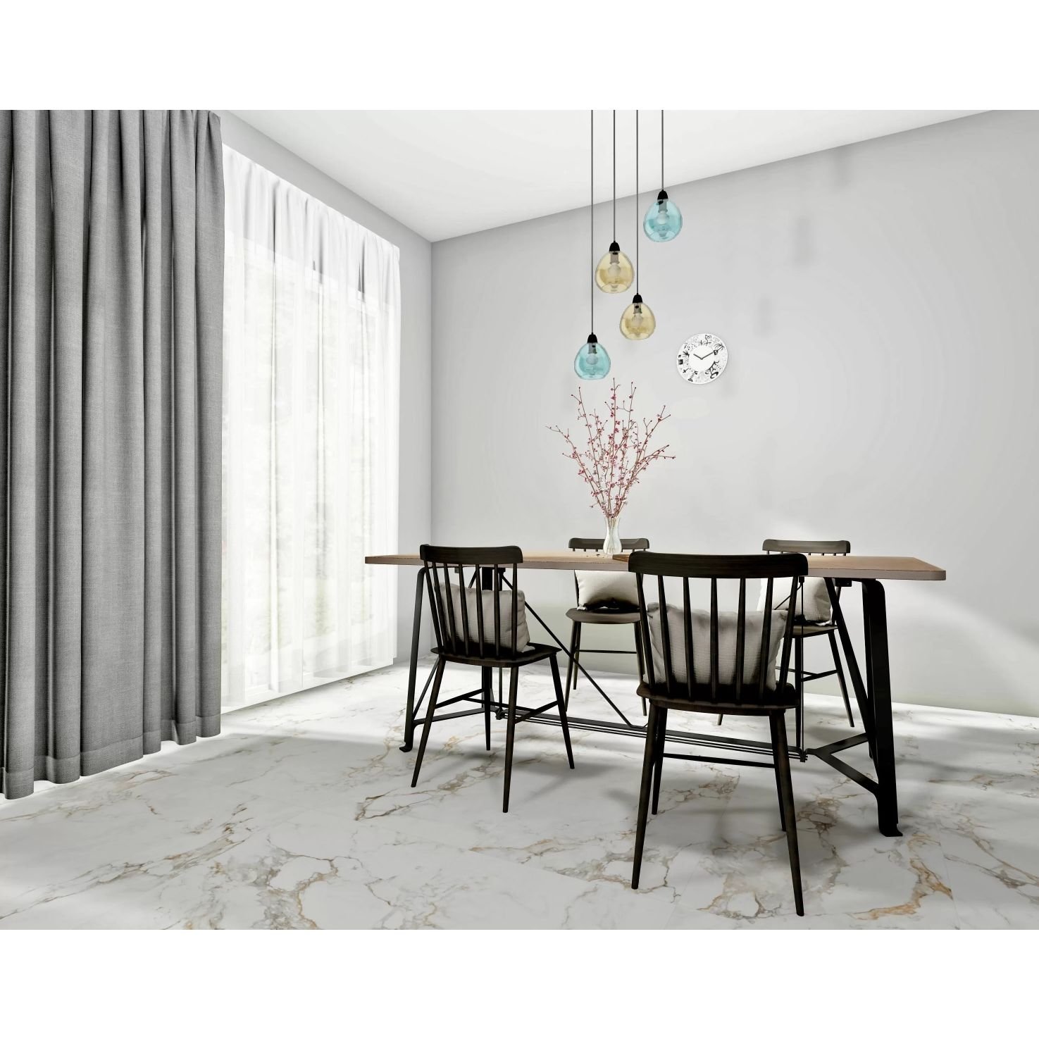 Керамогранит Gresant (Гресант) Calacatta Brisco Glossy R 60x120 см, глянцевый (ROL83954)