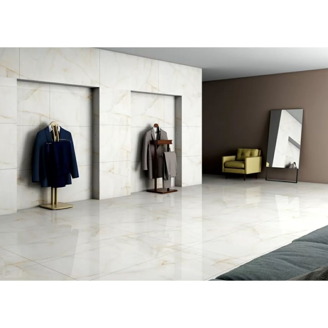 Керамогранит Gresant (Гресант) Earth Onyx Beige Glossy Endless R 60x120 см, глянцевый (ROL83979)