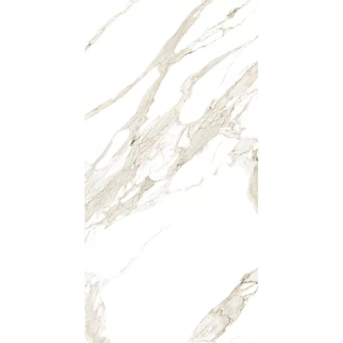 Керамогранит Gresant (Гресант) Statuario Carara Glossy R 60x120 см, глянцевый (ROL83952)