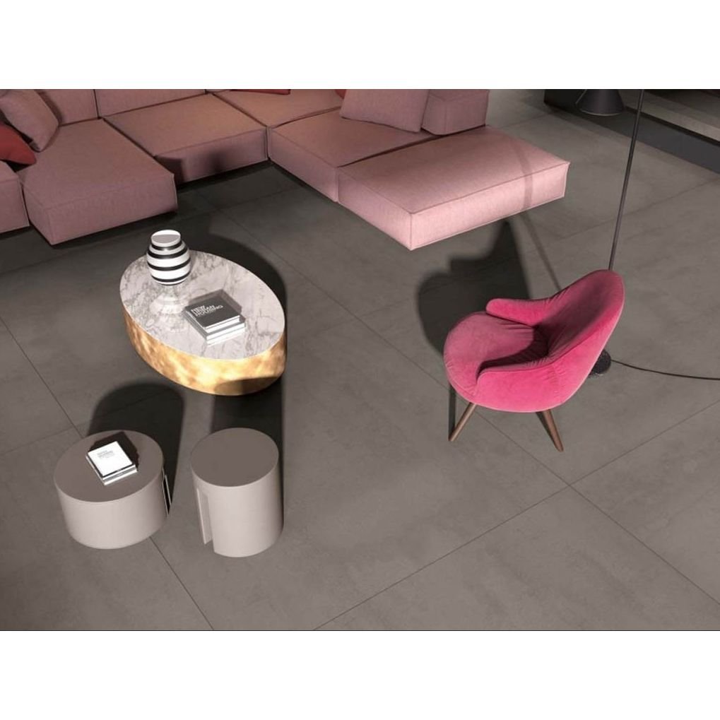 Керамогранит ABK Ceramiche (АБК Керамише) Crossroad Chalk Smoke Ret 60Х120 см (PF60001209)