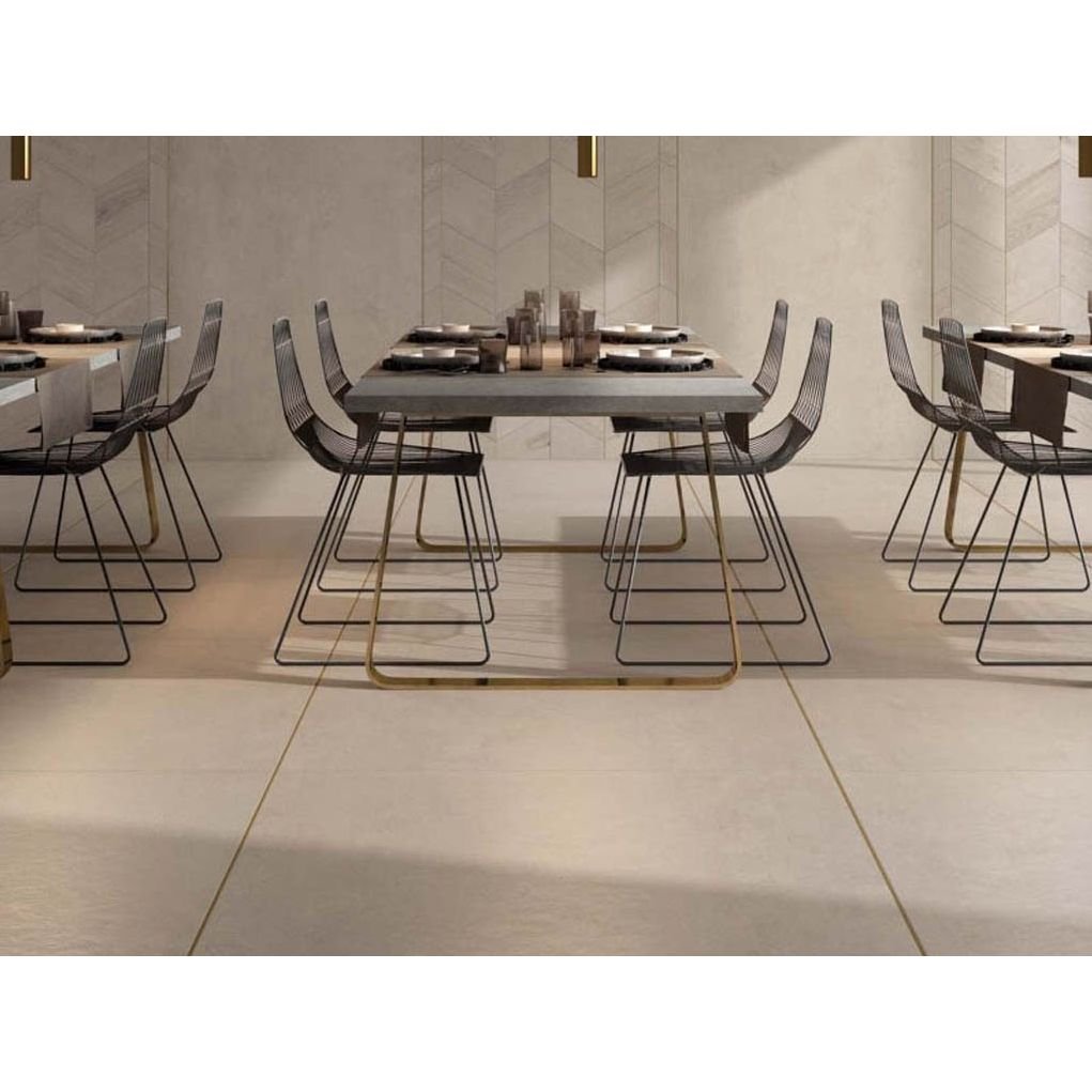 Керамогранит ABK Ceramiche (АБК Керамише) Crossroad Chalk Sand Ret 60Х120 см (PF60001208)