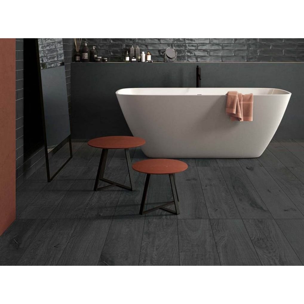 Керамогранит ABK Ceramiche (АБК Керамише) Crossroad Wood Coal Rett 20х120 см (PF60000547)