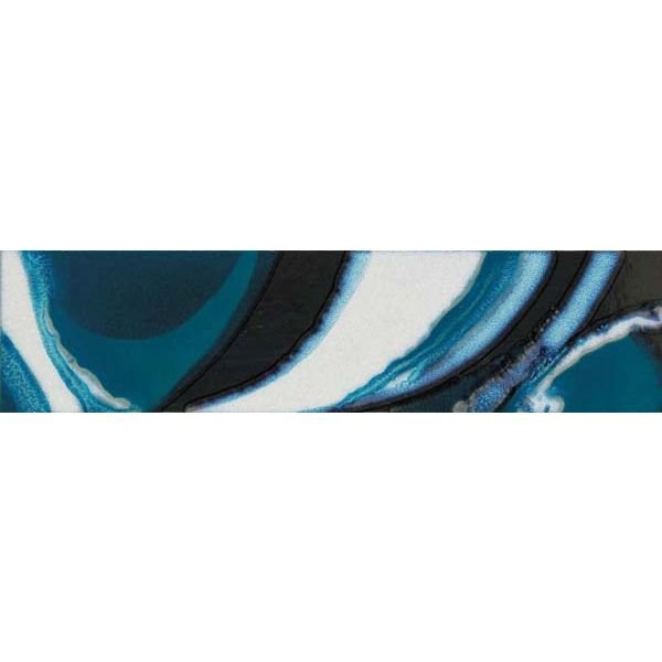 Декор ABK Ceramiche (АБК Керамише) Docks Dec.Splash Blue Miх2 Rett 15х60 см (DKL04051)