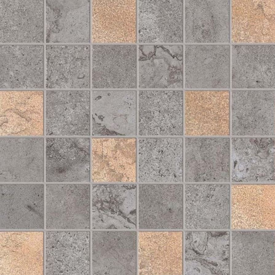 Мозаика ABK Ceramiche (АБК Керамише) Alpes Raw Mos.Quadr.Glam Lead 30х30 см (PF60000265)