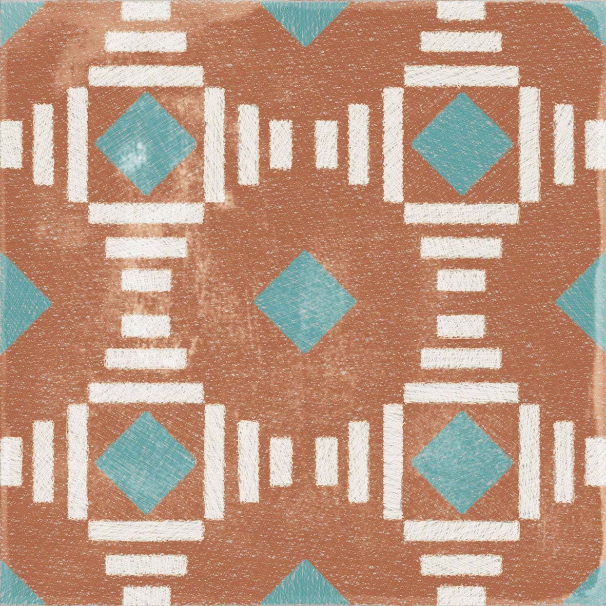Керамическая плитка ABK Ceramiche (АБК Керамише) Play Labyrinth Clay 20x20, PF60003368