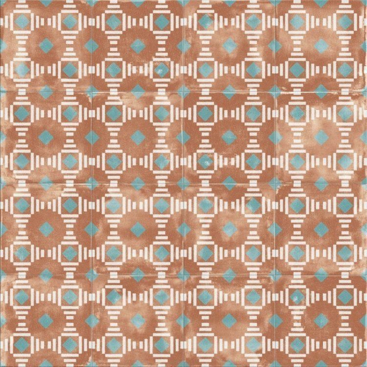 Керамическая плитка ABK Ceramiche (АБК Керамише) Play Labyrinth Clay 20x20, PF60003368