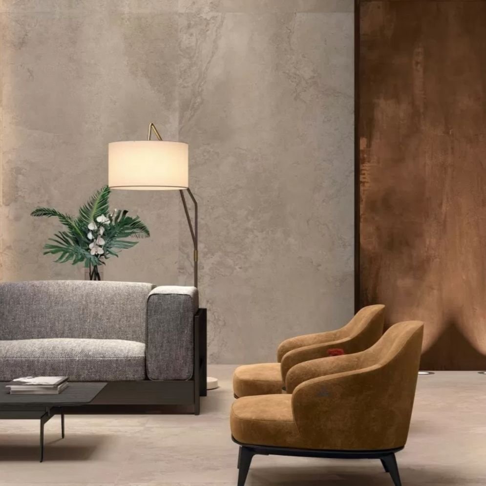 Керамогранит ABK Ceramiche (АБК Керамише) Alpes Wide Sand Ret 80х80 см (PF60000210)