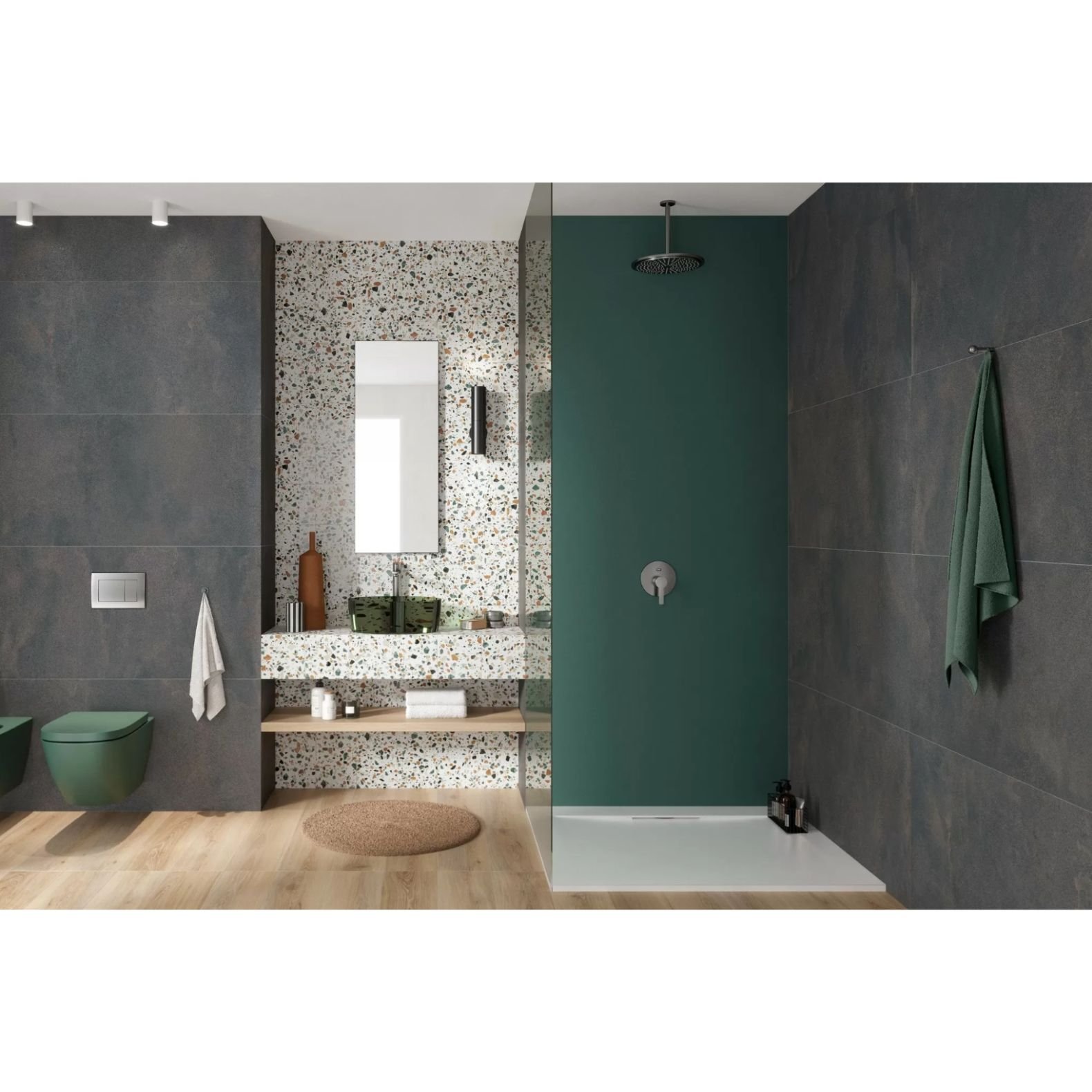 Керамогранит ABK Ceramiche (АБК Керамише) Blend Concrete Grey Ret 60х120 см (PF60005798)