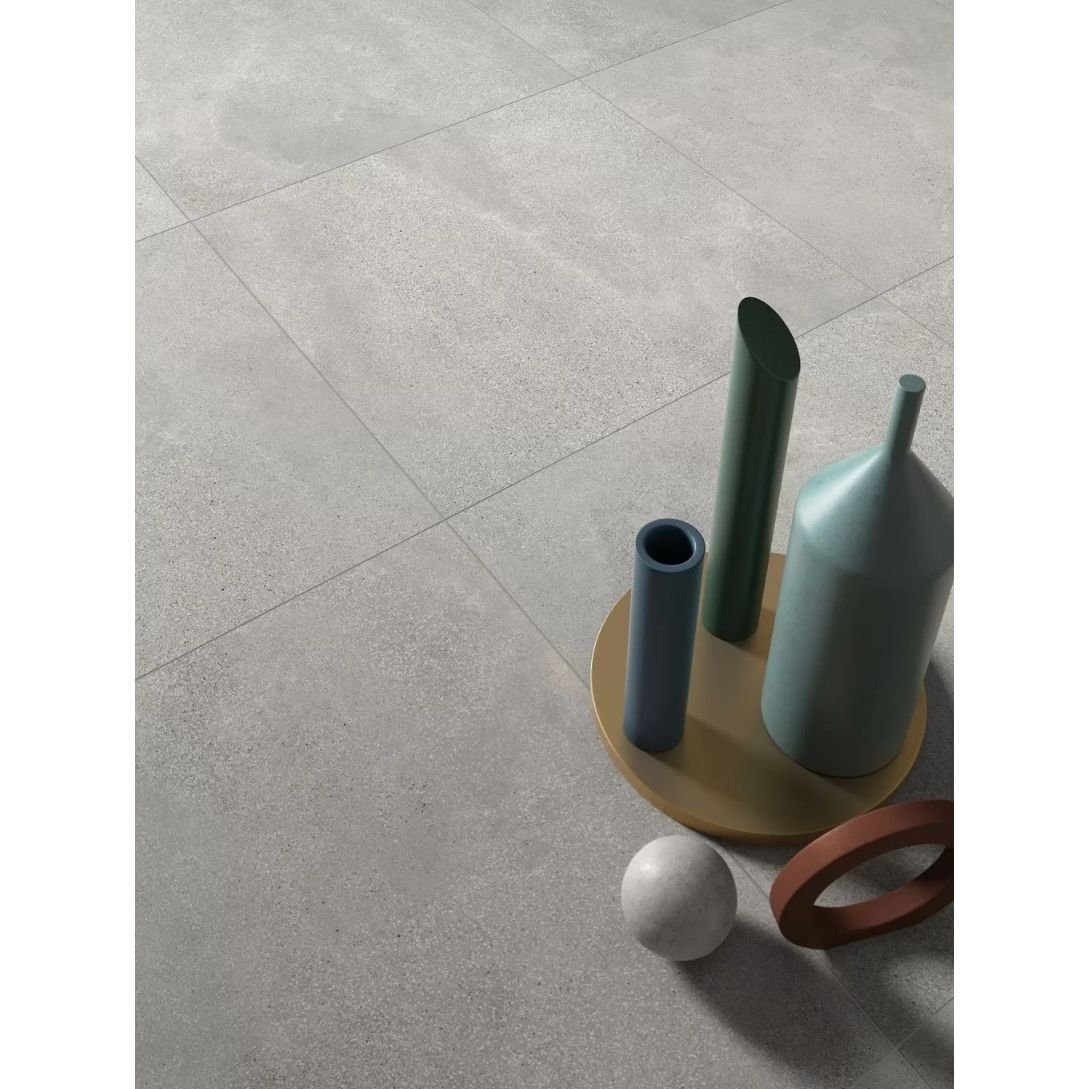 Керамогранит ABK Ceramiche (АБК Керамише) Blend Dots Grey Lap 90х90 см, лаппатированный (PF60005831)
