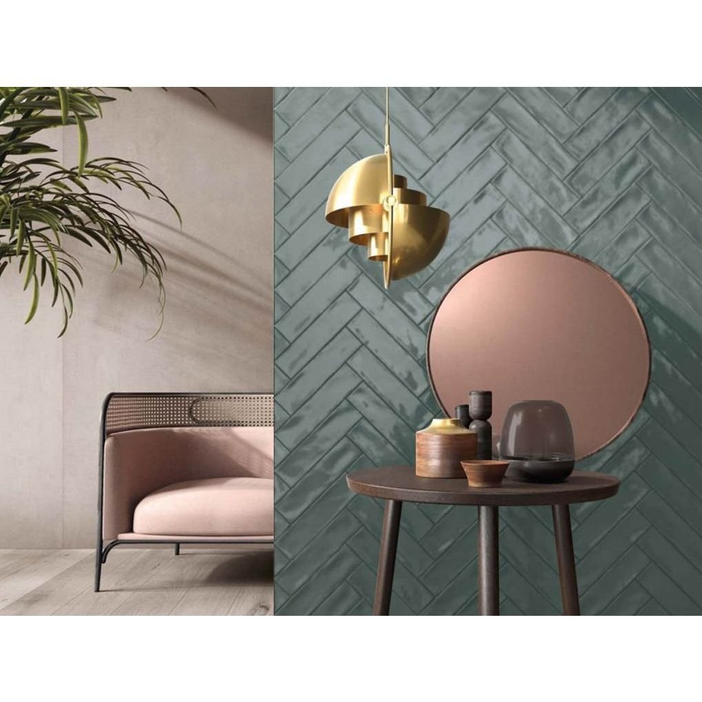 Керамогранит ABK Ceramiche (АБК Керамише) Crossroad Brick Sage 7,5х30 см (PF60001343)