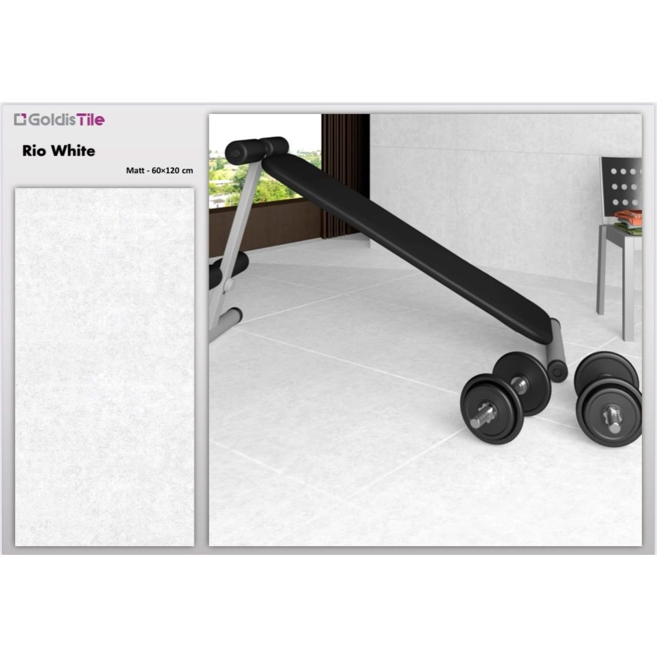 Керамогранит Novin Ceram (Новин Керам) Rio white 60х120 см матовый ректификат K2A AOUB AAOG