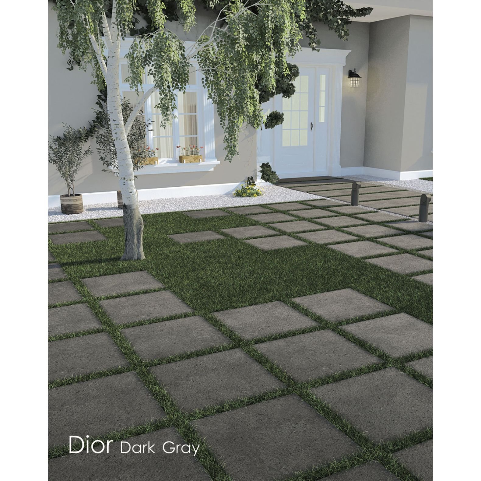 Керамогранит Novin Ceram (Новин Керам) Dior dark grey утолщенный 60х60х2 см (окрашенный в массе) матовый утолщенный 68569