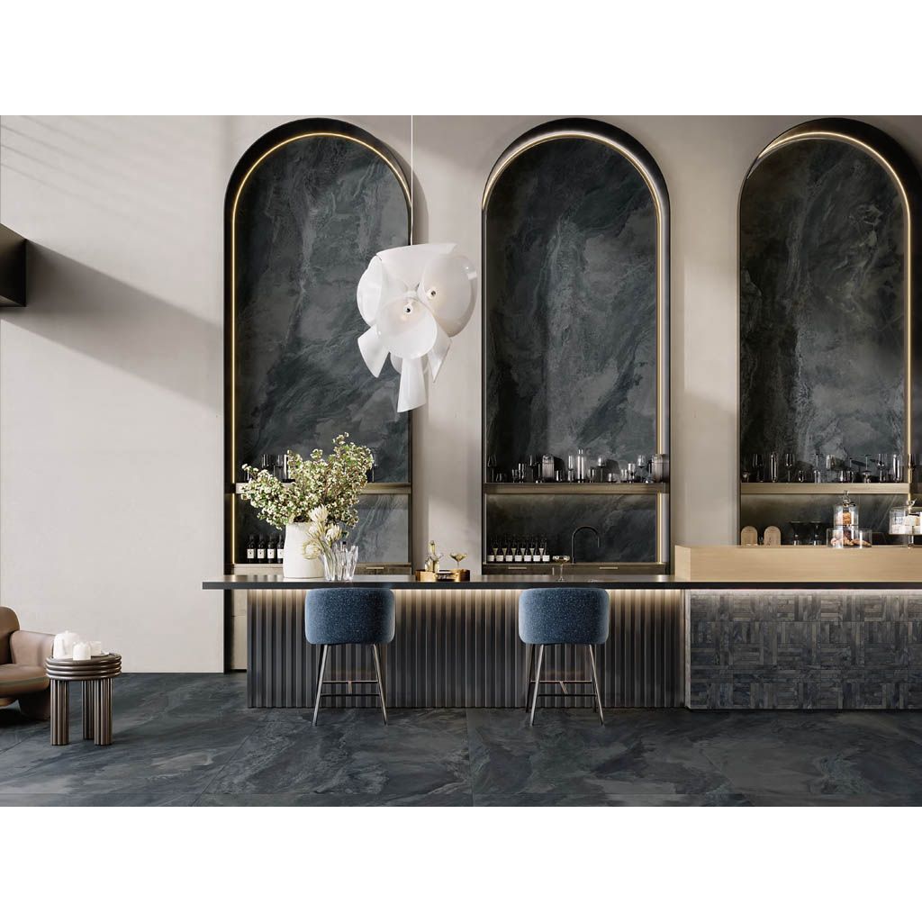 Керамогранит La Fabbrica (Ла Фабрика) Deep Stone Blue Nat ректификат 60x120 см, 204003