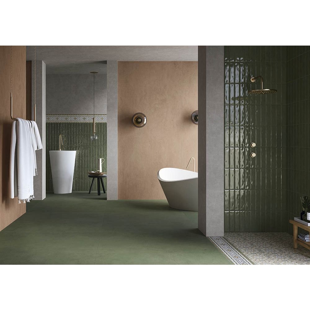 Керамогранит Art and Natura (Арт Энд Натура) Ceramica Moderno stucco verde matt 60х120 см
