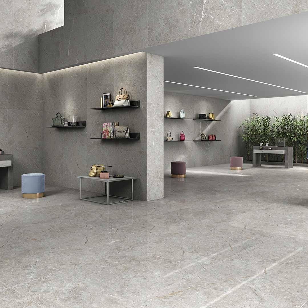 Керамогранит Art and Natura (Арт Энд Натура) Ceramica Una pietra nordiх gris rustic carving 60х120 см