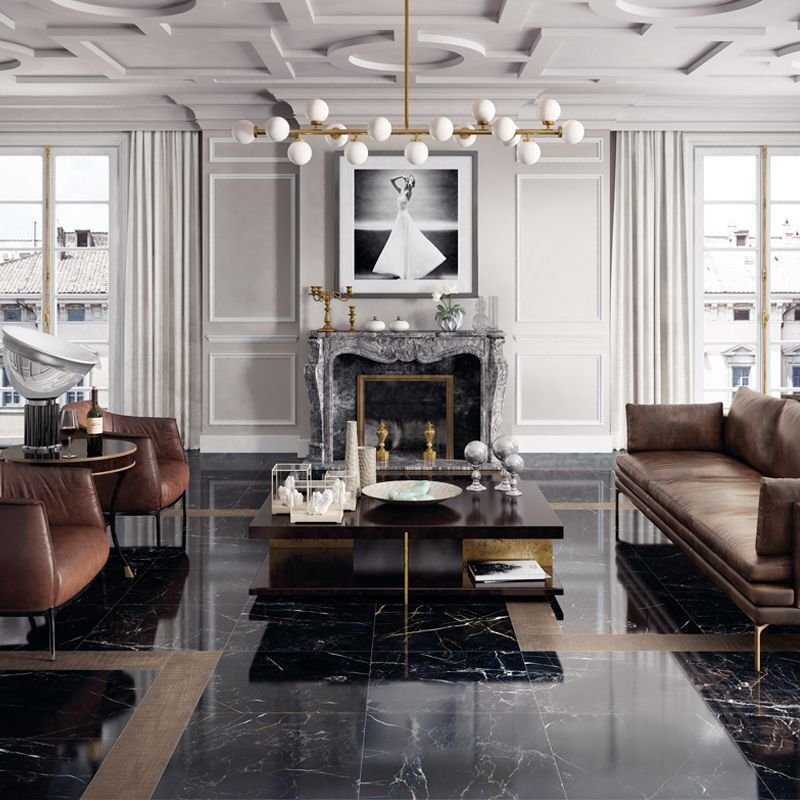 Керамогранит Keope (Кеопе) Elements luх port laurent lap rt 60х120 см, лаппатированный