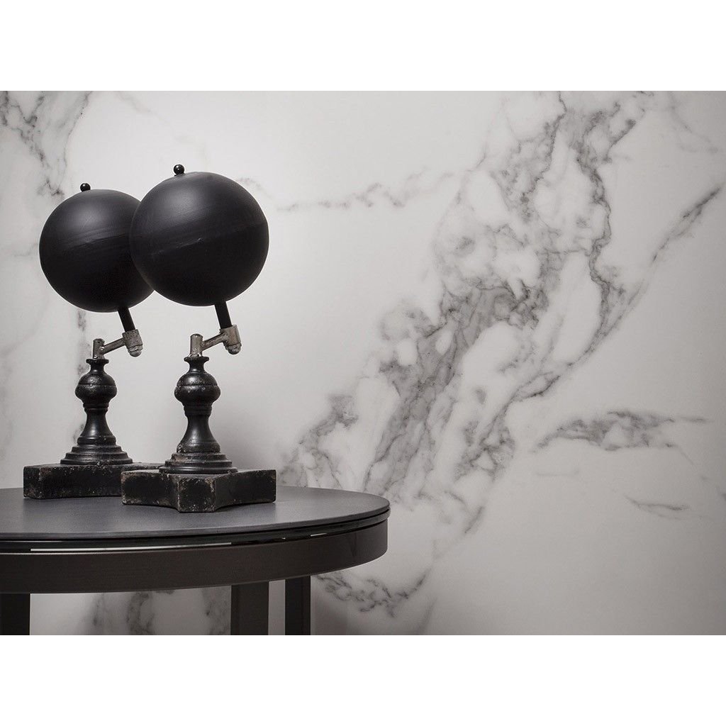 Керамогранит Ascale (Аскейл) Bookmatch Torano Statuario B Soft матовый 160х320 см, ппп00065294