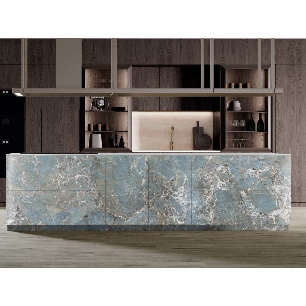 Керамогранит Ascale (Аскейл) Amazonite Seagreen Soft матовый 160х320 см, ппп00078063