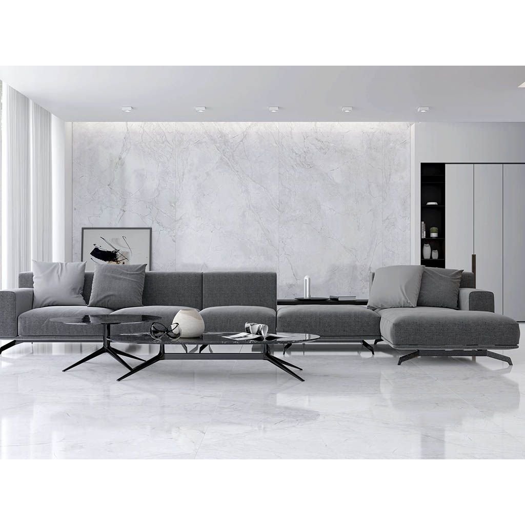 Керамогранит Ascale (Аскейл) Bahia Silver Soft матовый Mix 4 вариации 160х320 см, ппп00064125