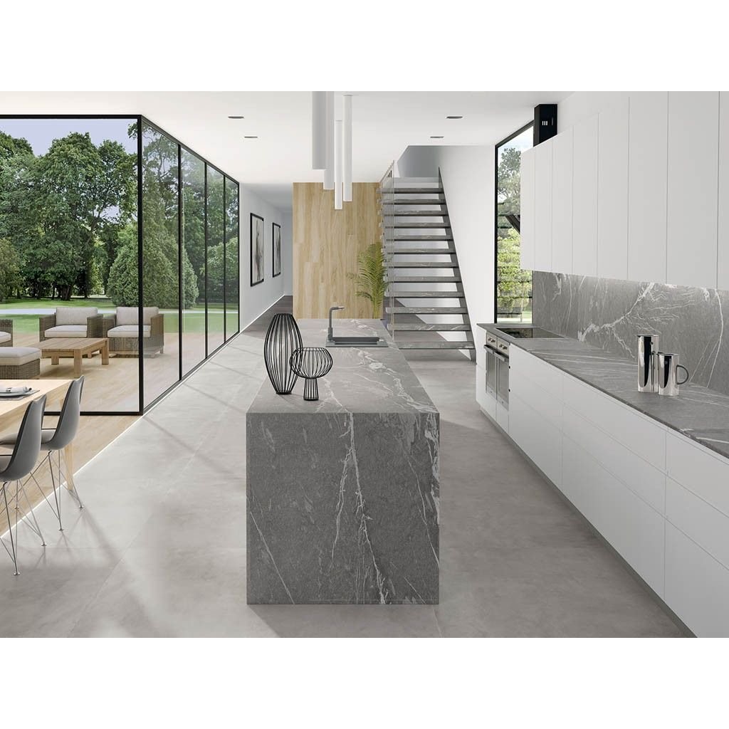 Керамогранит Ascale (Аскейл) Cardoso Gray матовый Mix 4 вариации 160х320 см, ппп00064144