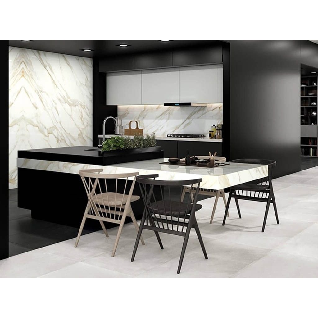 Керамогранит Ascale (Аскейл) Bookmatch Ducal Gold Soft B матовый 160х320 см, ппп00065276