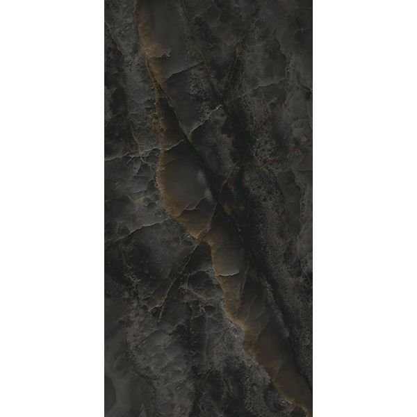 Керамогранит Ascale (Аскейл) Bookmatch Onice Black A Polished 160х320 см, ппп00078080