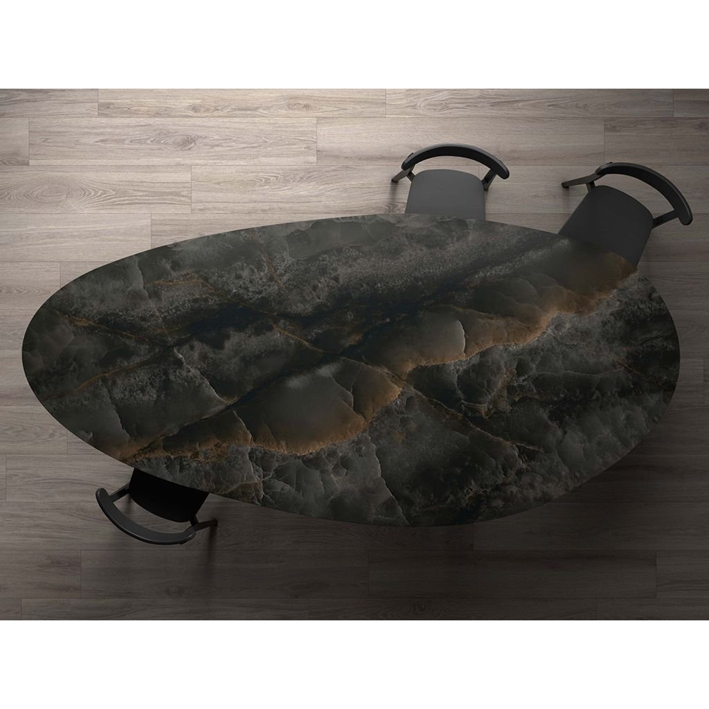 Керамогранит Ascale (Аскейл) Bookmatch Onice Black A Soft матовый 160х320 см, ппп00078081