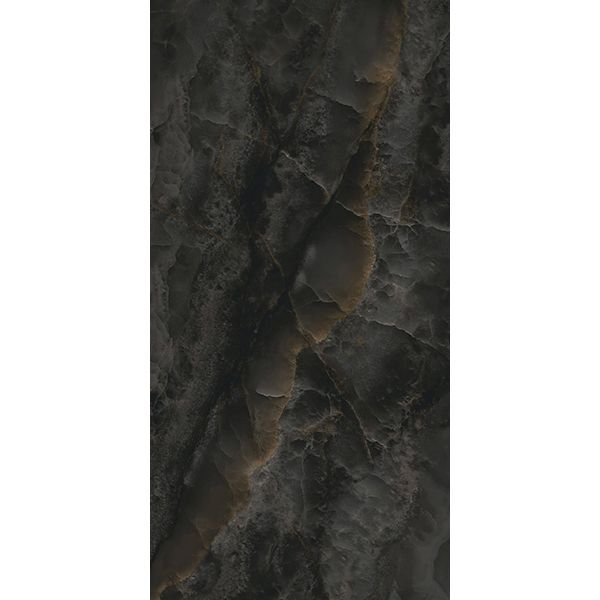 Керамогранит Ascale (Аскейл) Bookmatch Onice Black B Soft матовый 160х320 см, ппп00078083