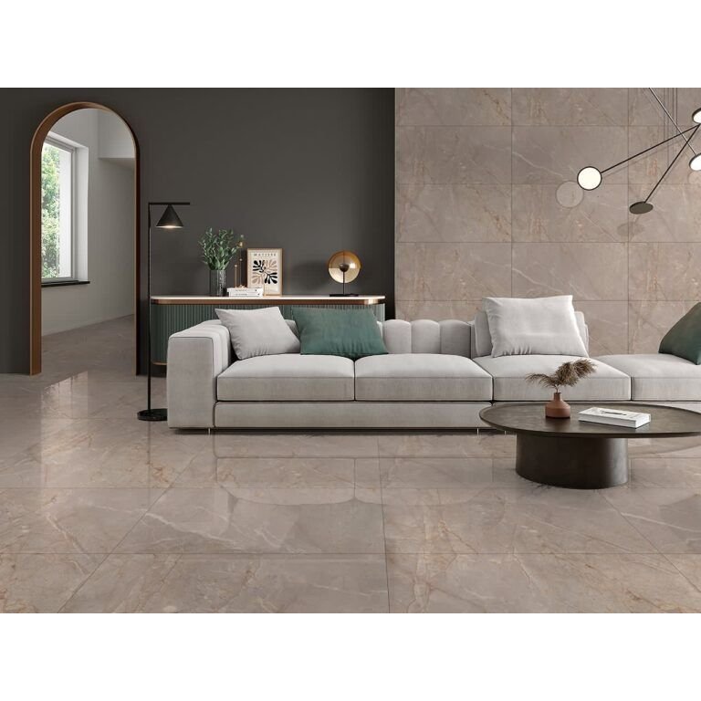 Керамогранит Mita Ceramic (Митасерамик) Sauron Earth Glossy Коричневый 60х120 см, глянцевый