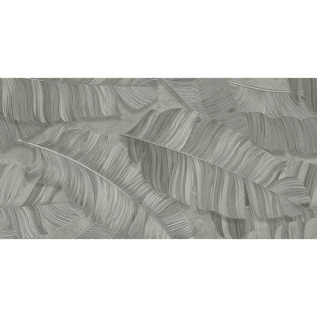 Плитка настенная Тянь Шань (Tian Shan) Филира Декор 2 Серая, матовая 30x60 см TP3654H2M