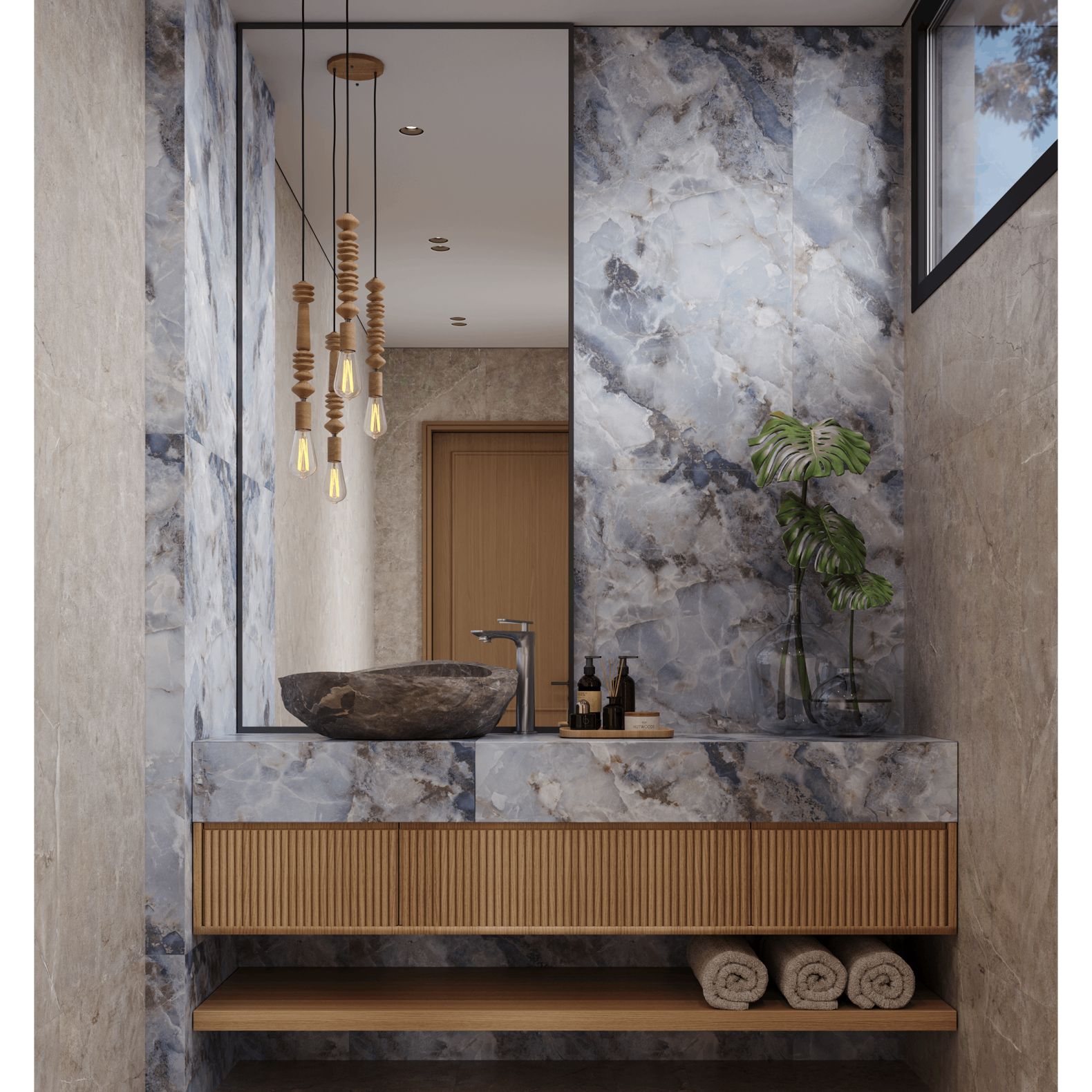 Керамогранит NT Ceramic Axion Nebula Onyx Glossy 60х120 см, NTTVL99819P
