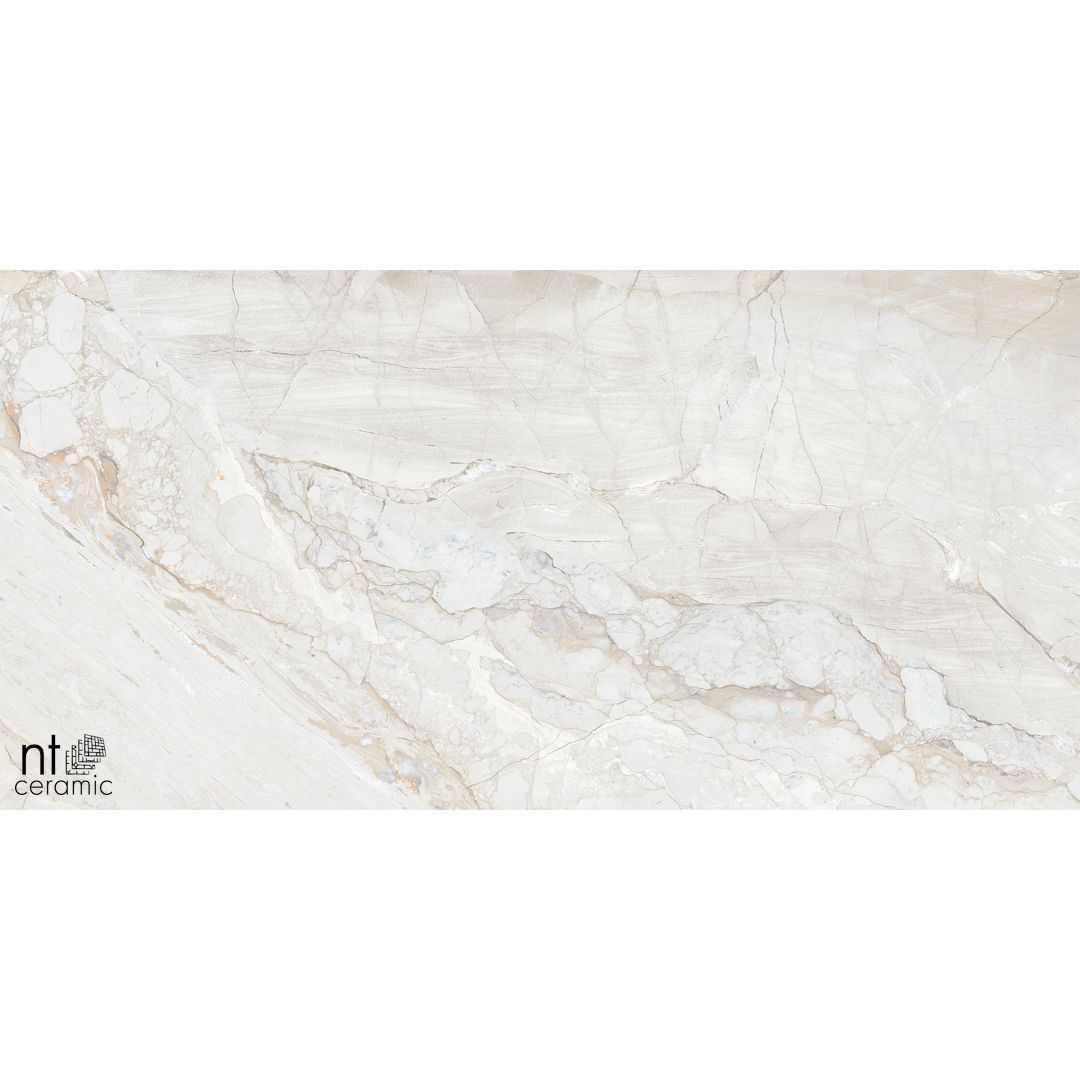 Керамогранит NT Ceramic Gravel White Mat 60х120 см