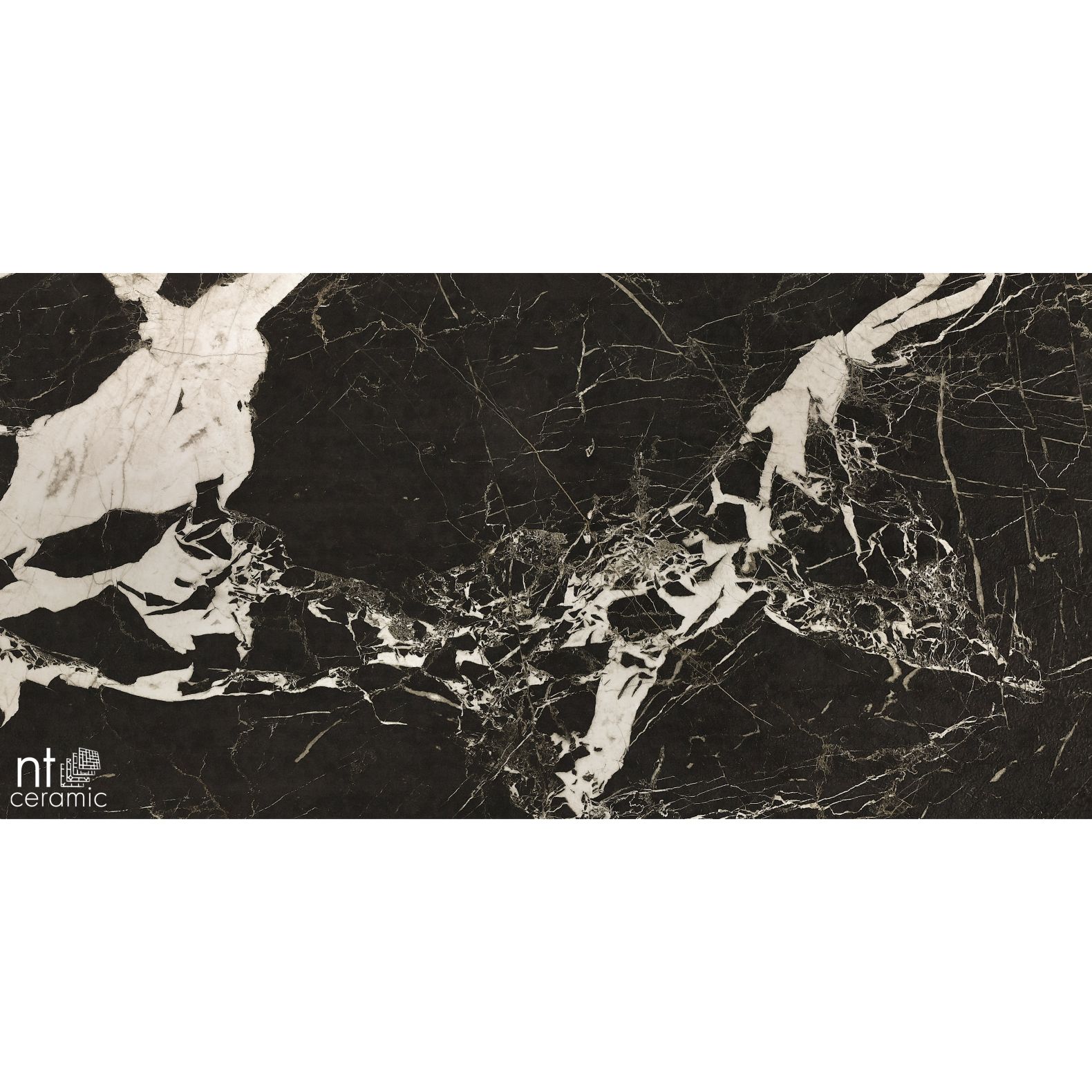 Керамогранит NT Ceramic (Нт Керамик) Quanta Grey Portoro Black 60х120 см, NS612NTT9028L