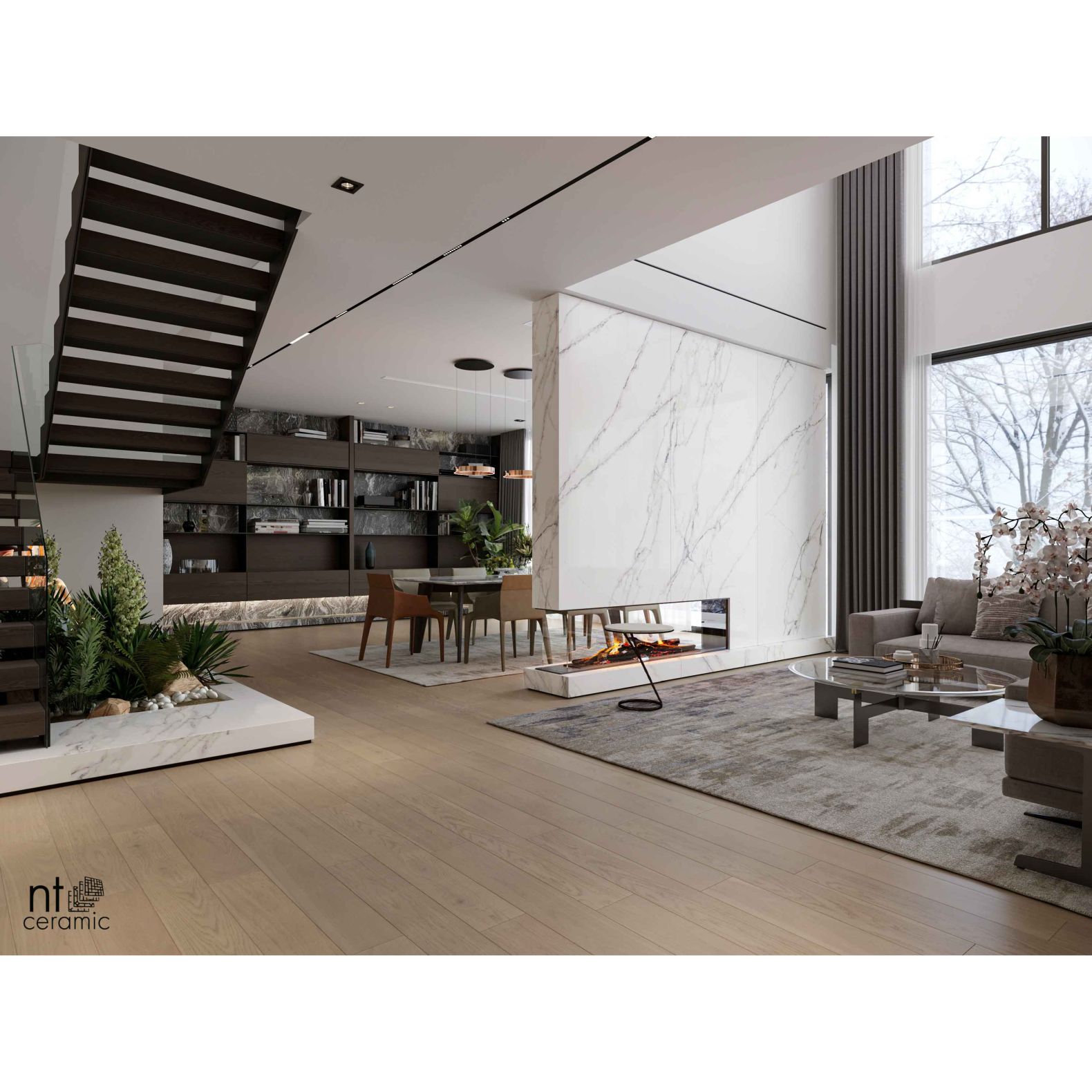 Керамогранит NT Ceramic Atlas Home Calacatta Light, NTT3506L